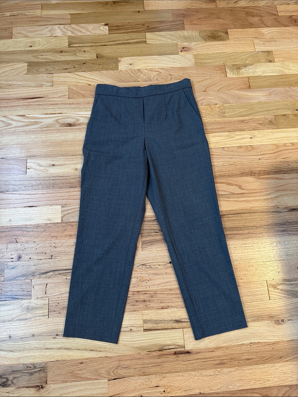 Babaton Dark Gray Tailored Straight-Leg Trousers